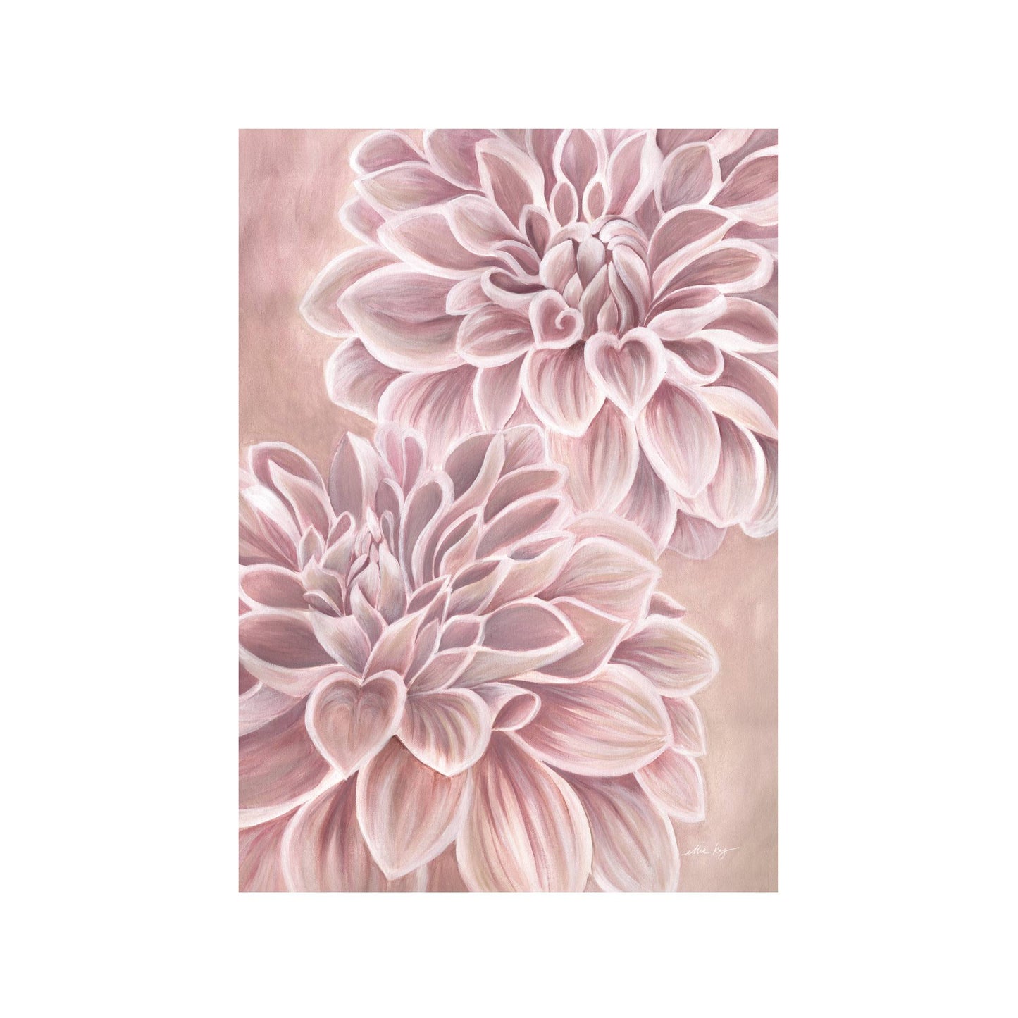 BLUSHING BLOOMS- FINE ART PRINT